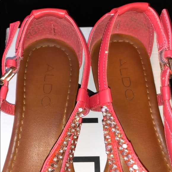 ALDO Tanji sandals embellished gems 💎 size 9 - Picture 3 of 5